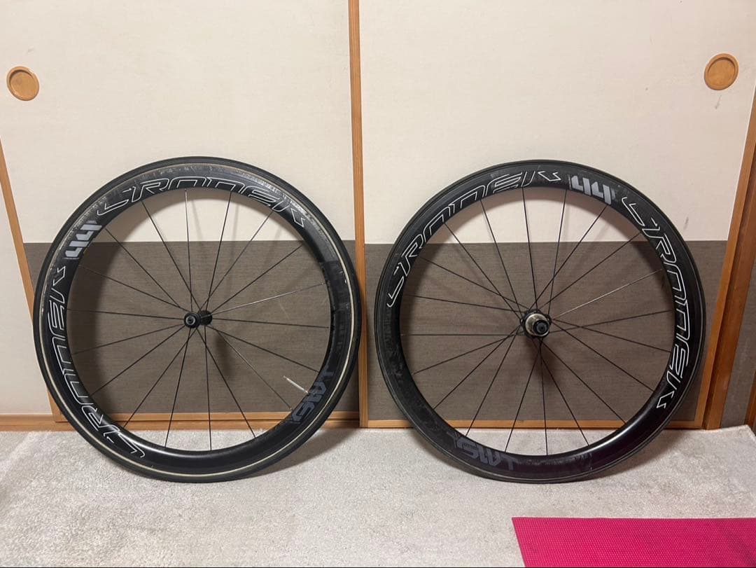 【お値下げ！】CRODER チューブラーホイール ブラックリム