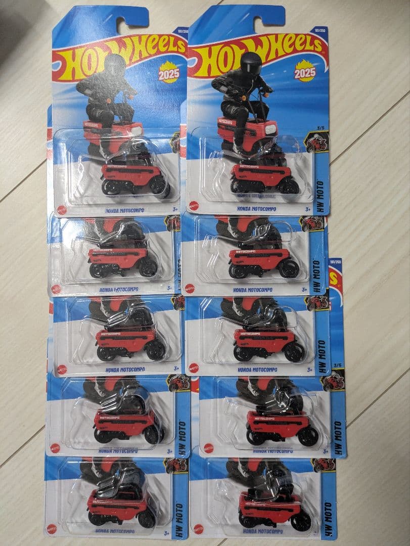 ホットウィール ホンダ モトコンポ　10台