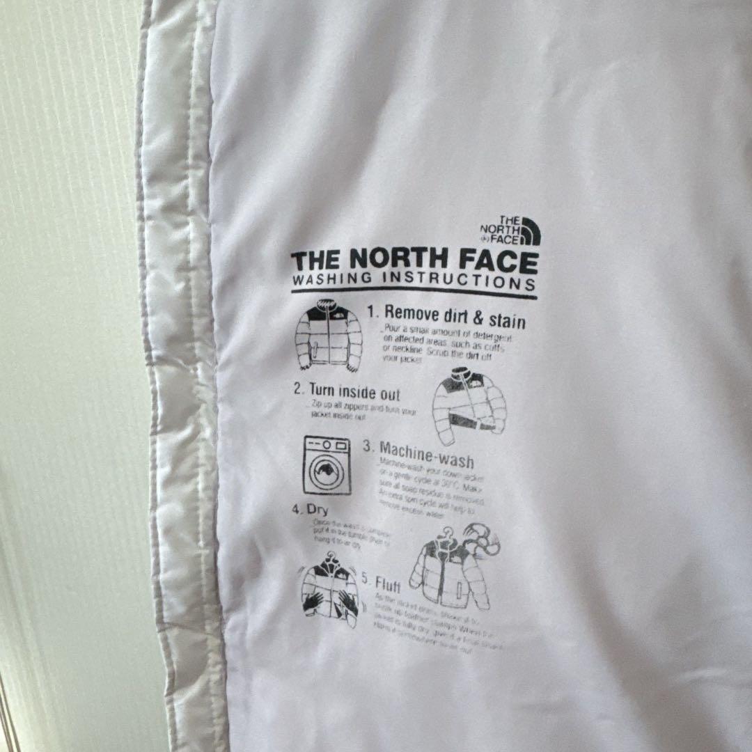 【海外限定】ノースフェイス　ロングダウン　メンズM　　白