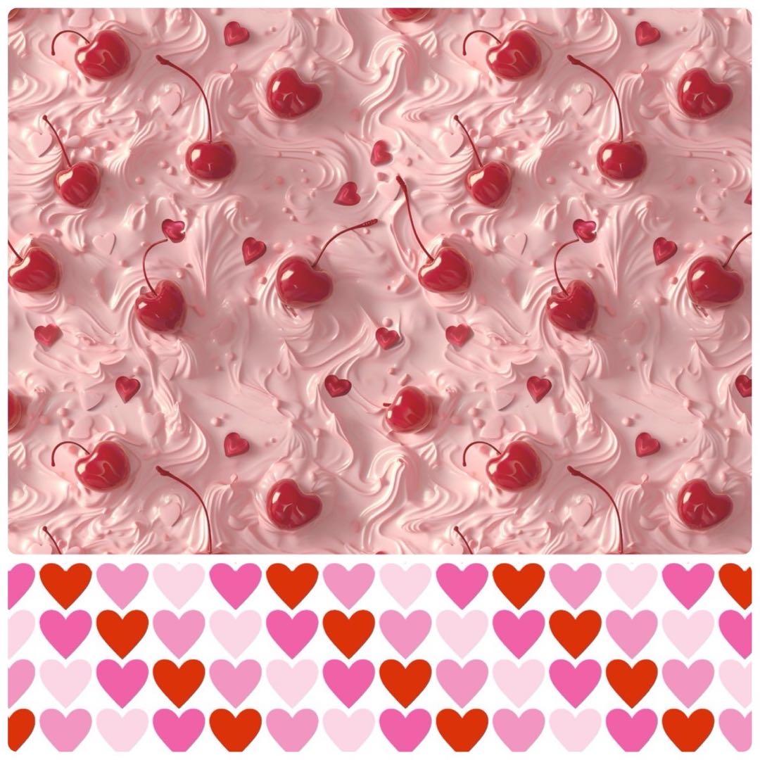 新作①ラブレター♡A4デザインペーパー　80枚♡バレンタイン　コラージュ　素材