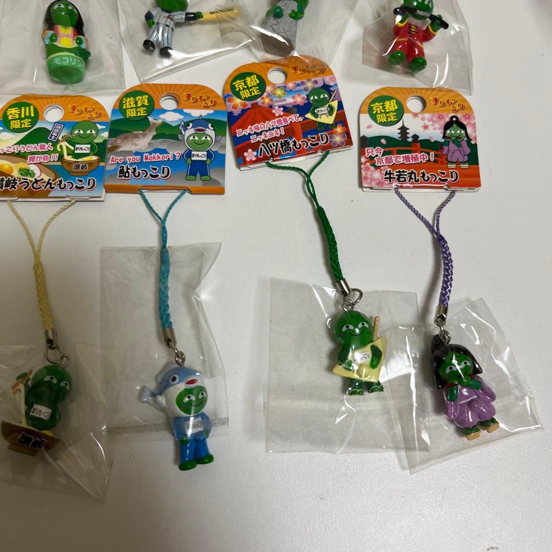 ご当地 まりもっこり　ストラップ　マスコット　キーホルダー　根付け　40点セット