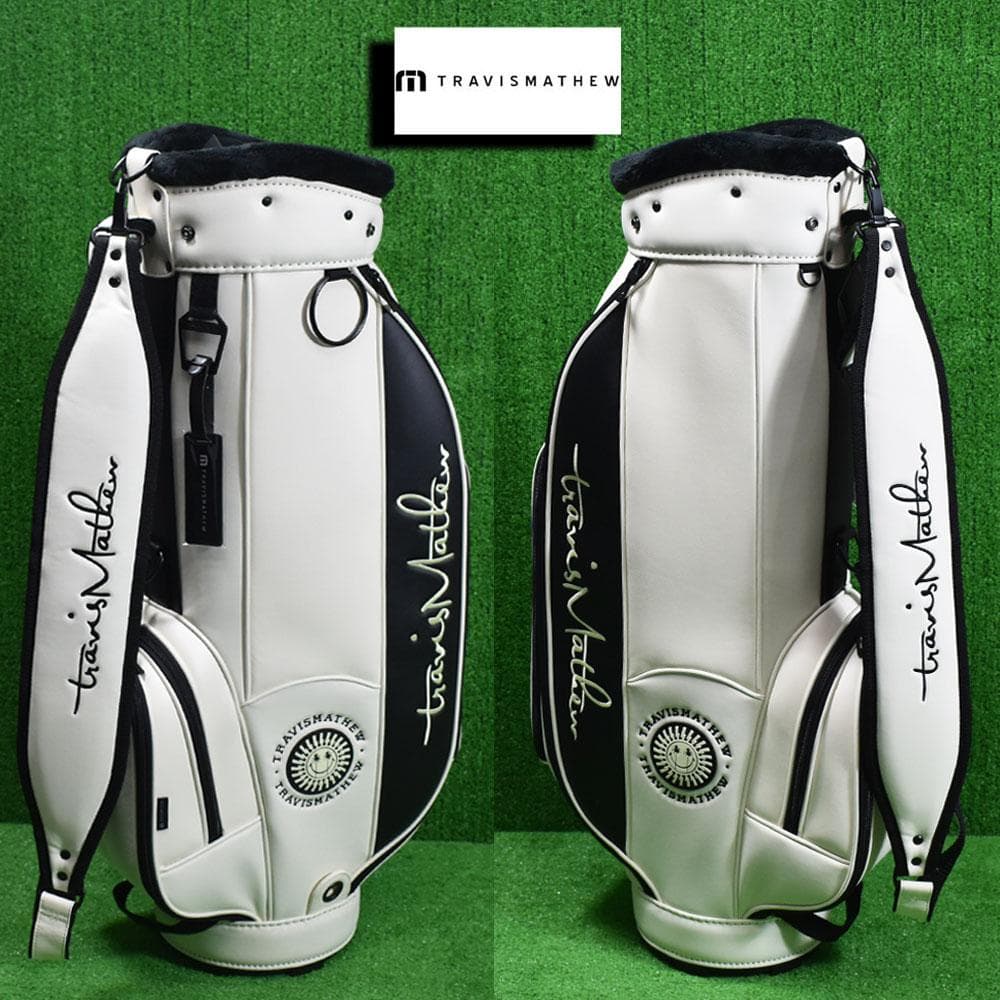 TravisMathew/トラビスマシュー キャディバッグ８型【ホワイト】新品！