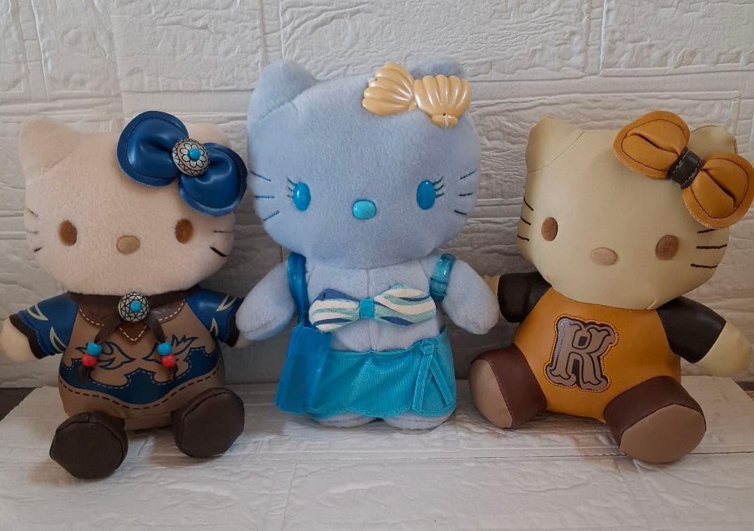 【現品のみ☆レア】ハローキティ ぬいぐるみ 3体セット