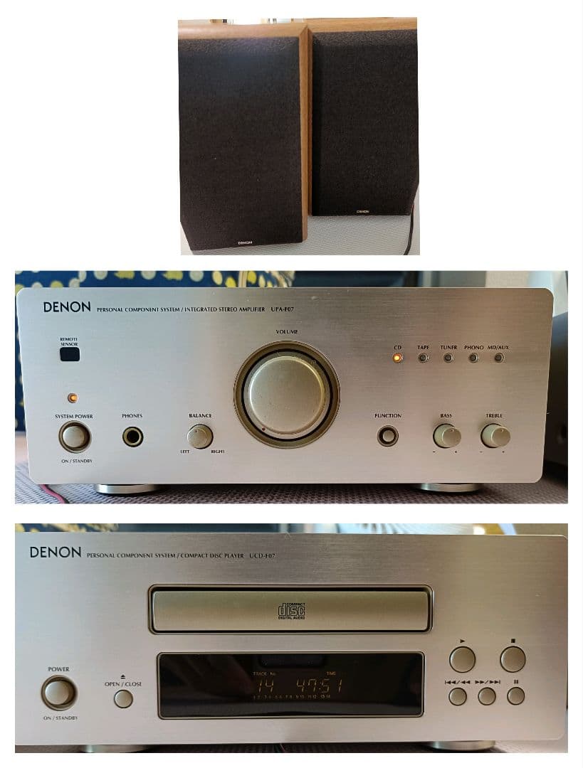 DENON ミニコンポ CDプレーヤー付き