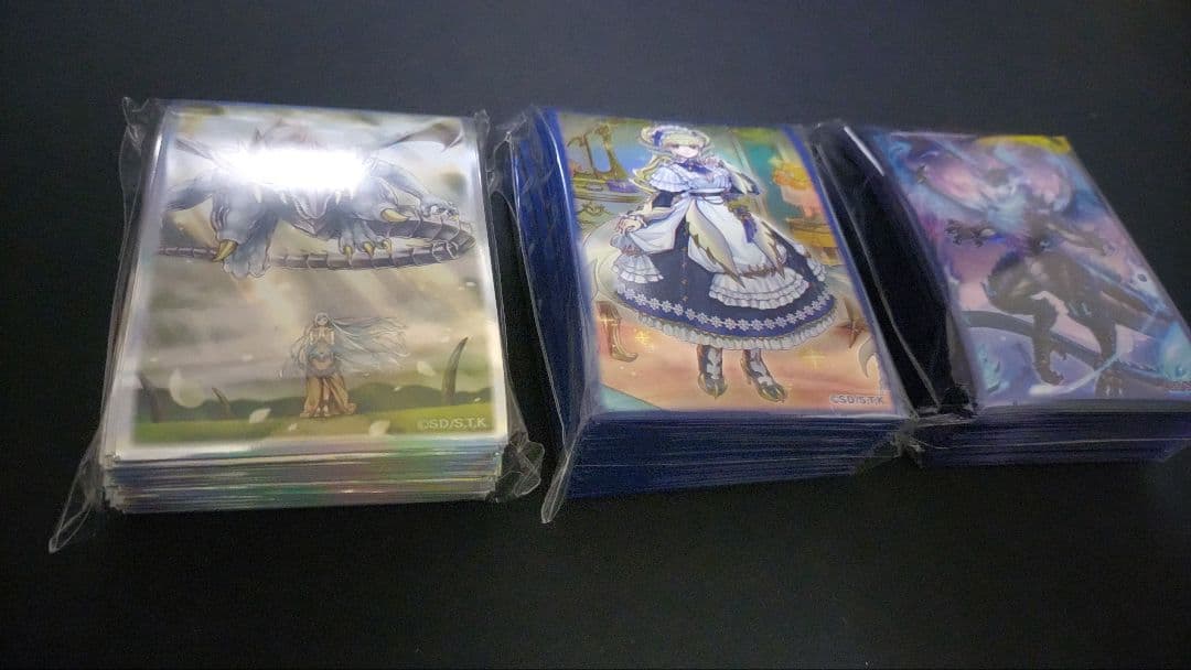 遊戯王の日 青き眼の祈り ドラゴンメイドラティス 滅亡き闇ヴェイドス スリーブ