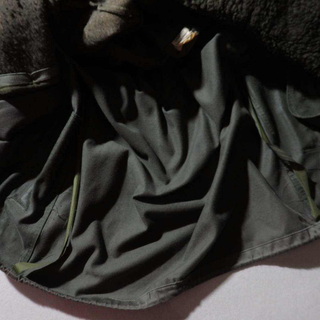 80s フランス軍 F2パーカー ライナー付 88Lマイクロパーカー