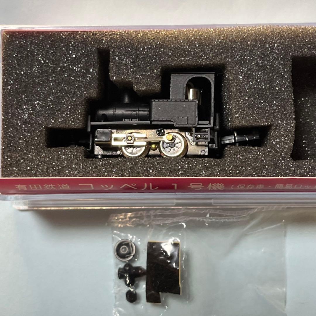 【津川洋行】Nゲージ 有田鉄道コッペル1号機◎簡易ロッド仕様 動力付 14034