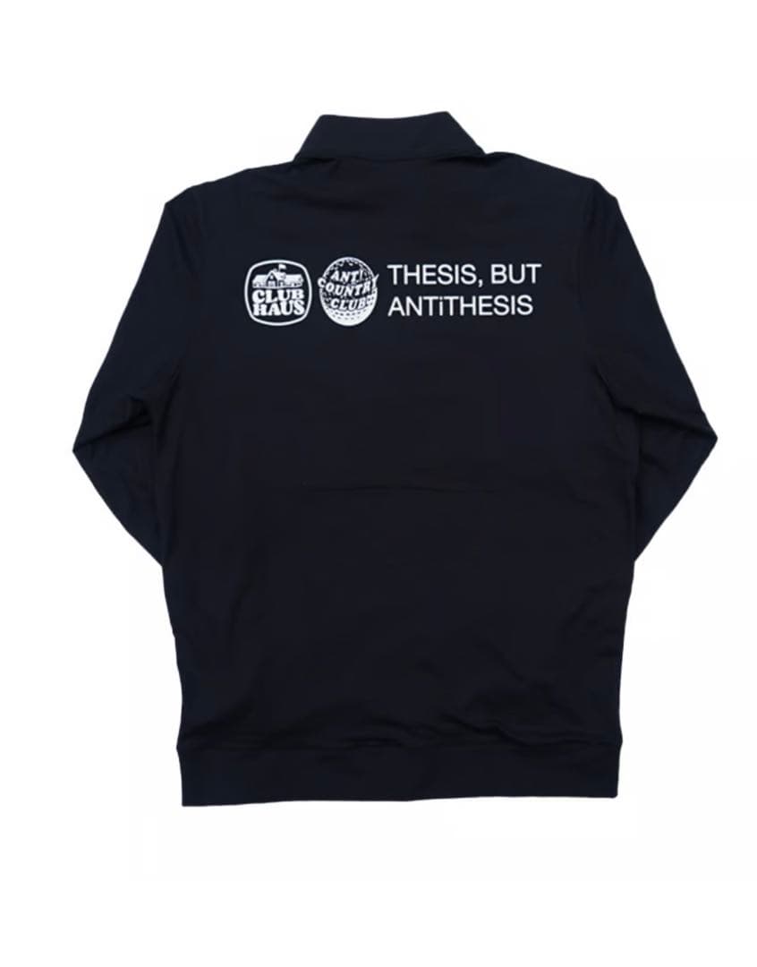 【最終値下】clubhaus ハーフジップ　黒　XL