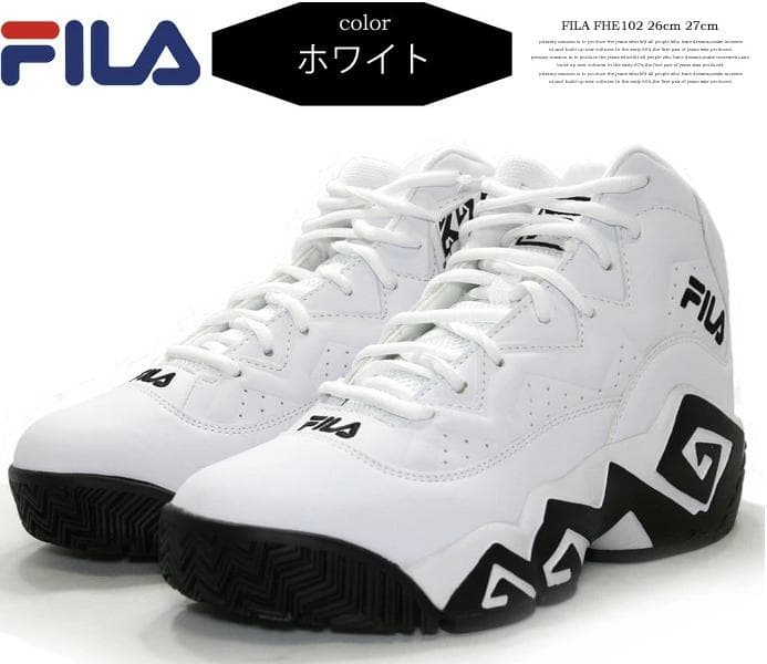 フィラ マッシュバーン ホワイト 30.0cm スニーカー シューズ ハイカット