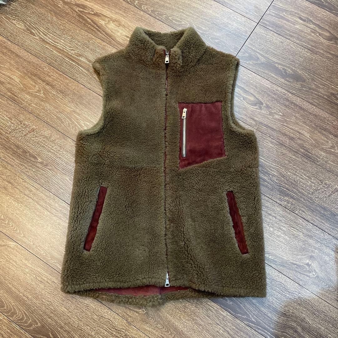 SANNINO ダウンベスト　ボア　ベストアウター　サンニーノ