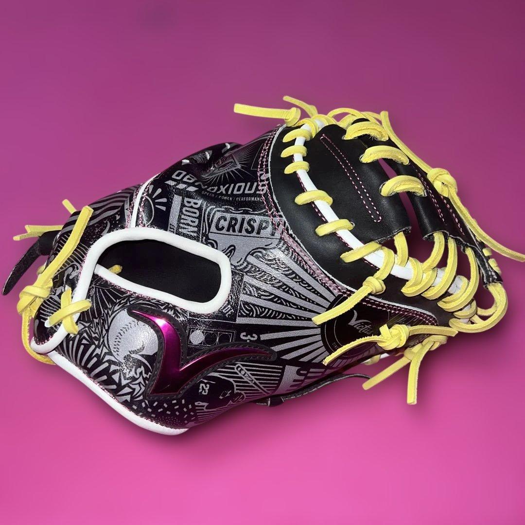 ビクタス 野球ミット 黒/黄