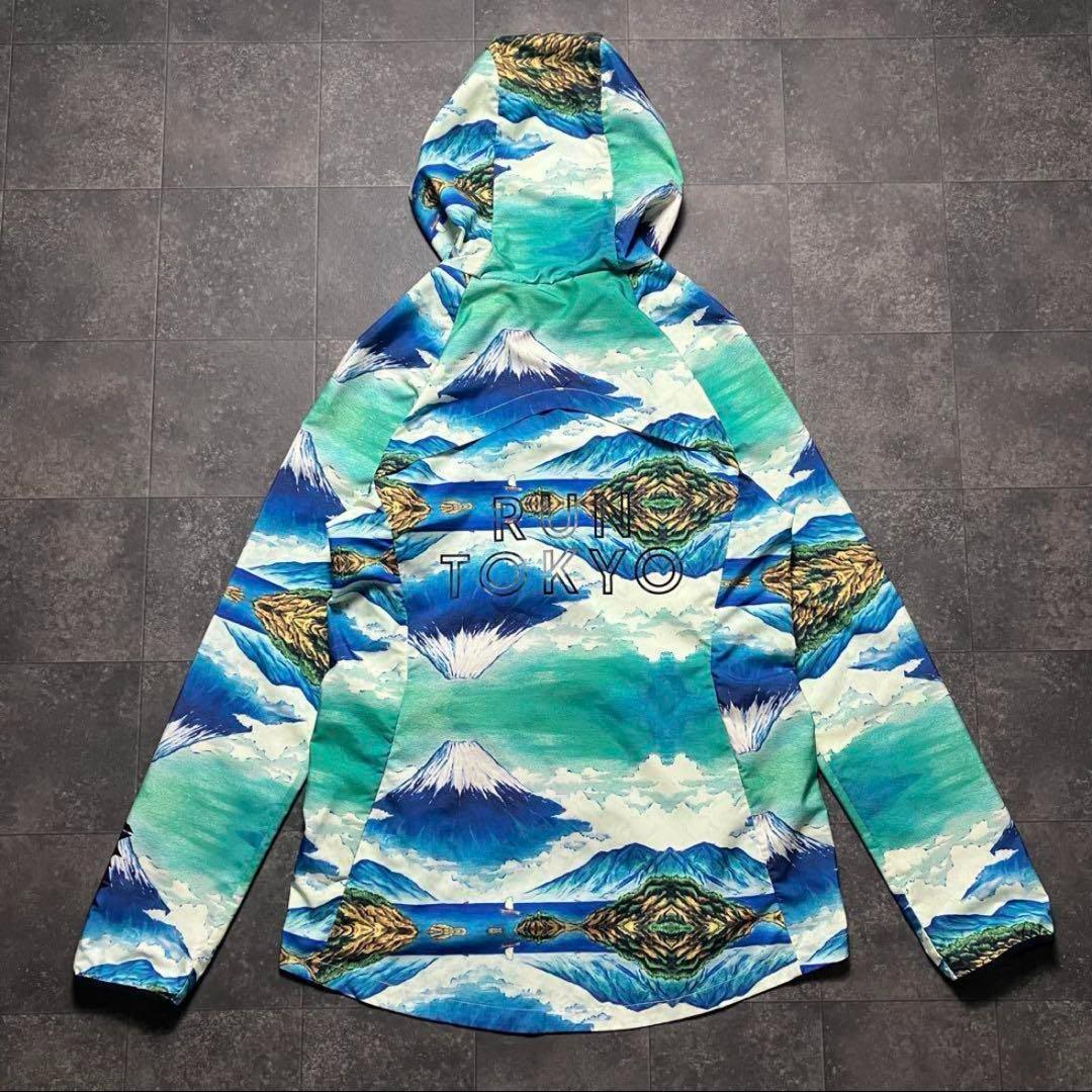 防寒！NIKE RUN 富士山 東京 マラソン 記念 ランニング M F 38