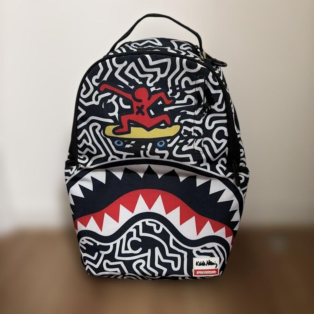 【即完品切れ商品】スプレーグラウンドリュック キースヘリング