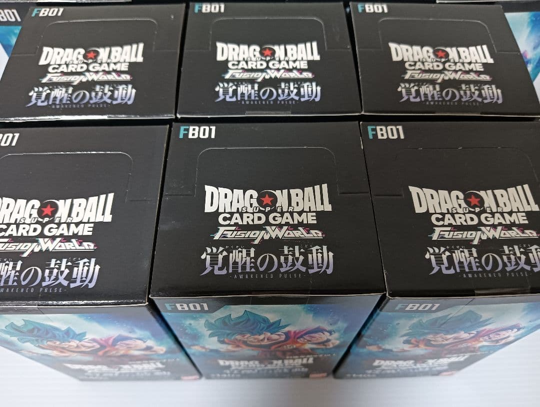 ドラゴンボールカードゲーム覚醒の鼓動テープ付き未開封14ボックス