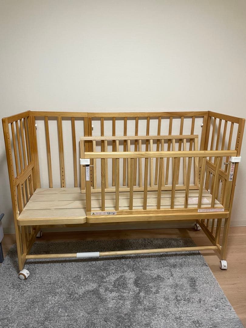 大和屋　ソイネール+ロングsoinel+longベビーベッド　yamatoya