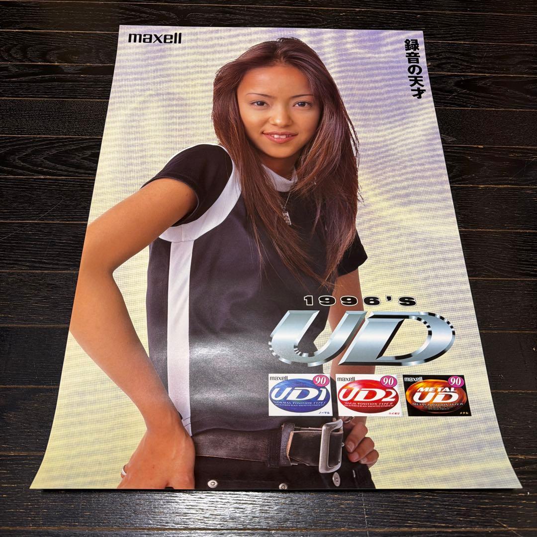 安室奈美恵　12枚　A2サイズ　ポスター　当時品　マクセル　非売品