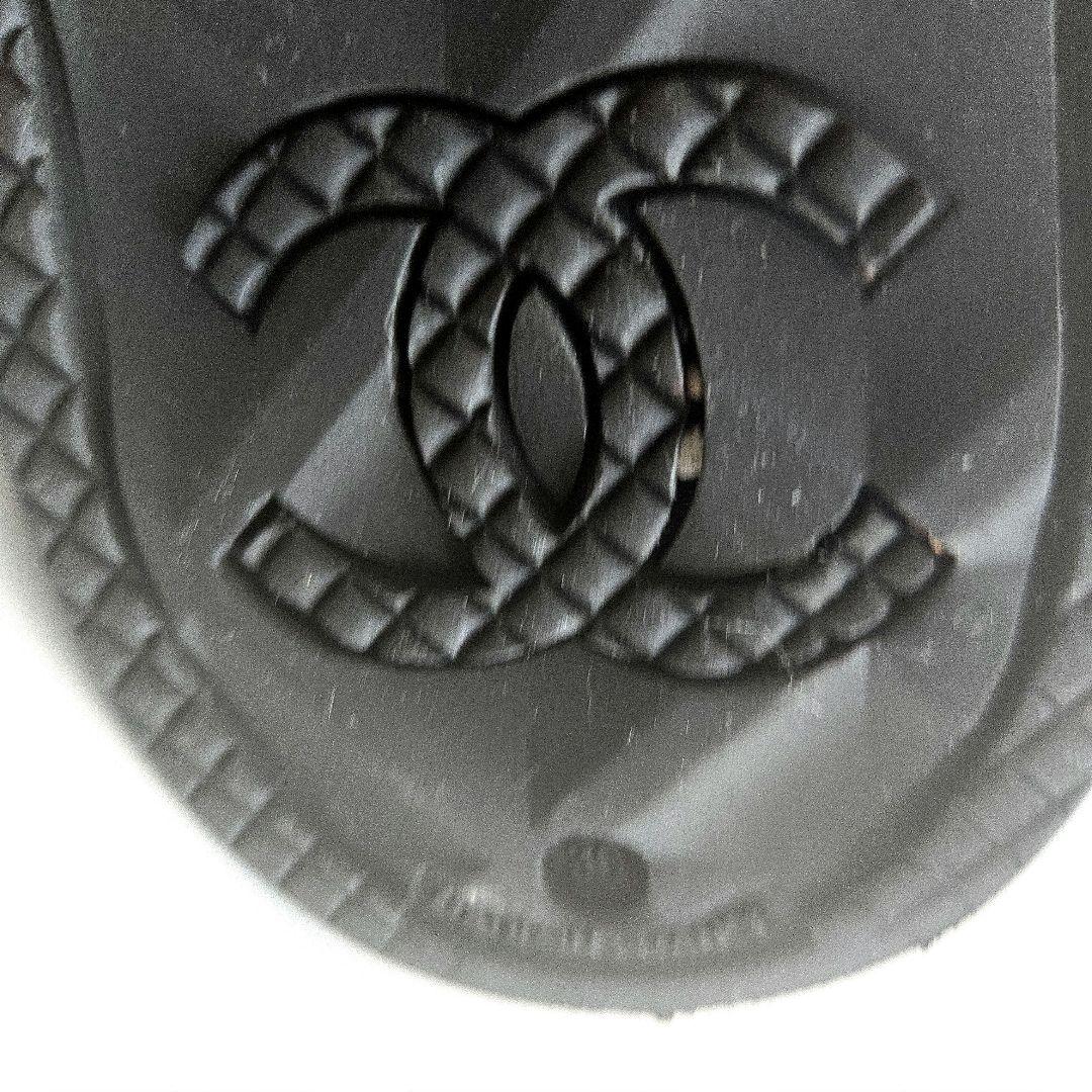 CHANEL 人気レインブーツ保証書　ショッパー箱リボン保存袋付き入手困難品３６