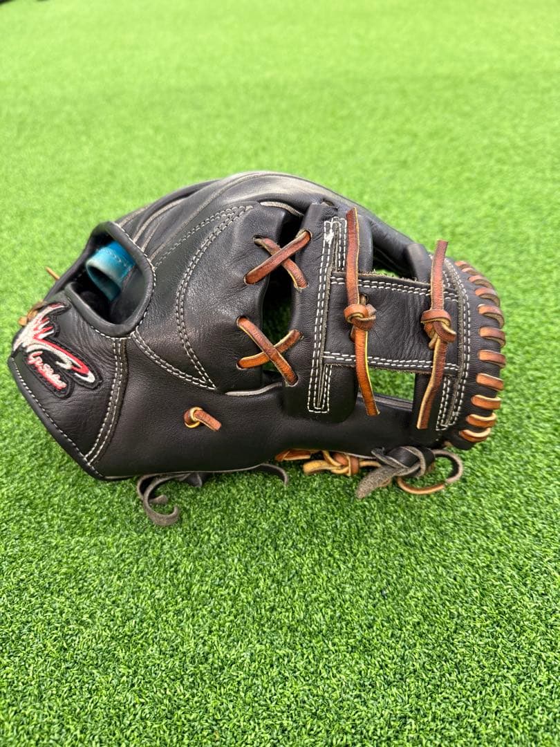 IPセレクトレザー製 軟式グローブ 黒