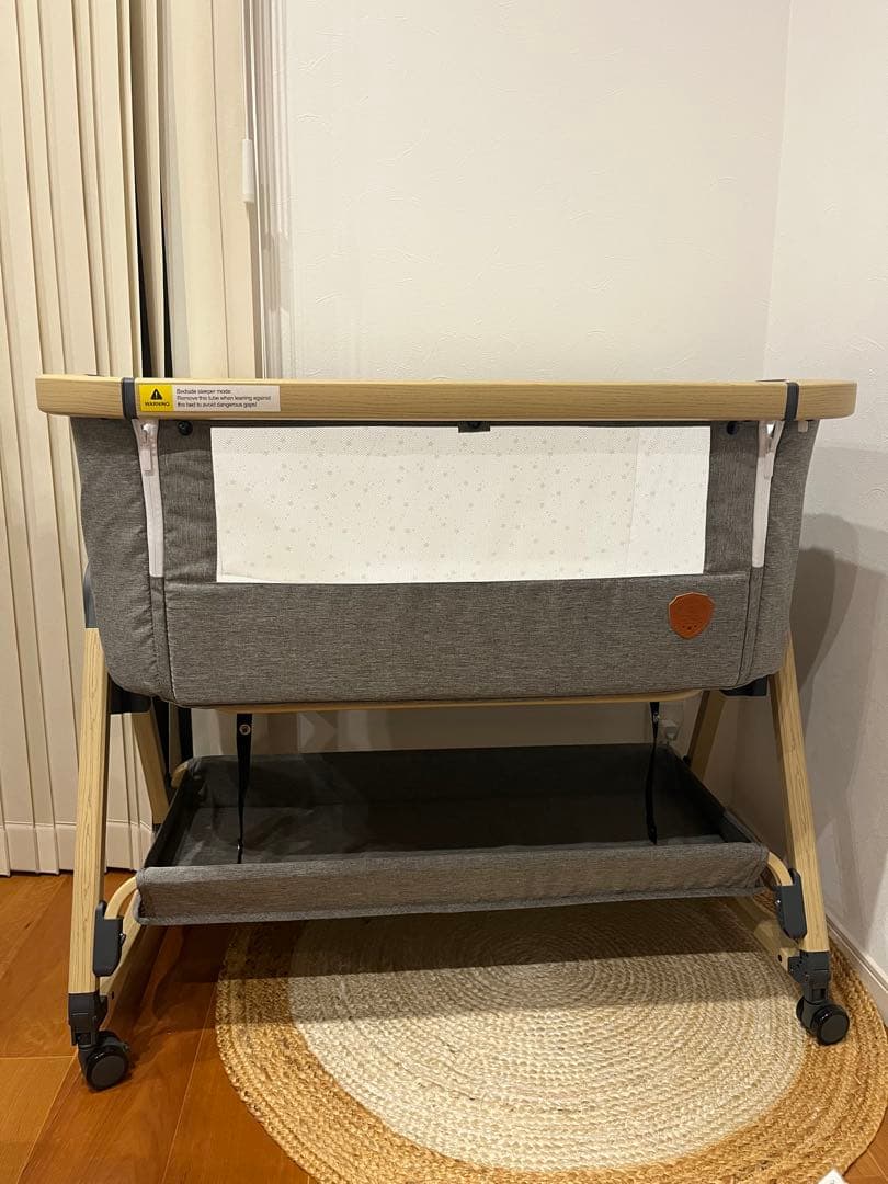 2024年モデルHZDMJ ベビーベッド グレー