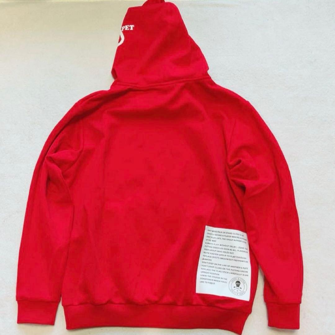 極美品 　近年　マークアンドロナ パーカー Aerosol レッド　XL　50