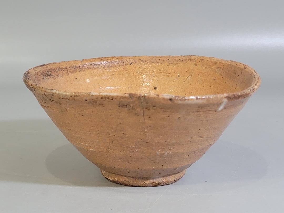 茶道具 斗々屋 魚屋茶碗 時代物 DT439