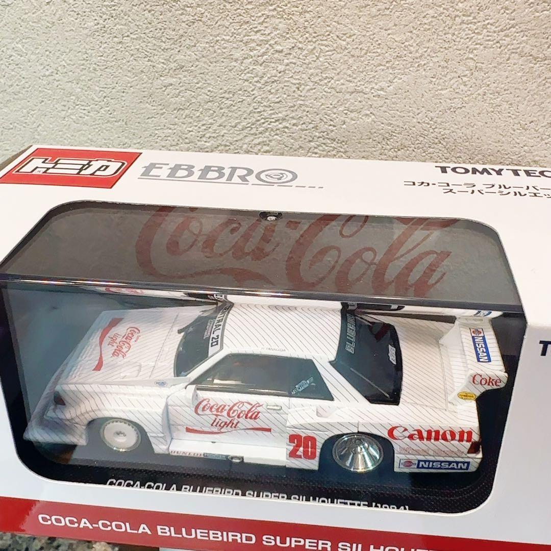 新品未開封　トミーテック エブロ ニッサン コカコーラ ブルーバード シルエット