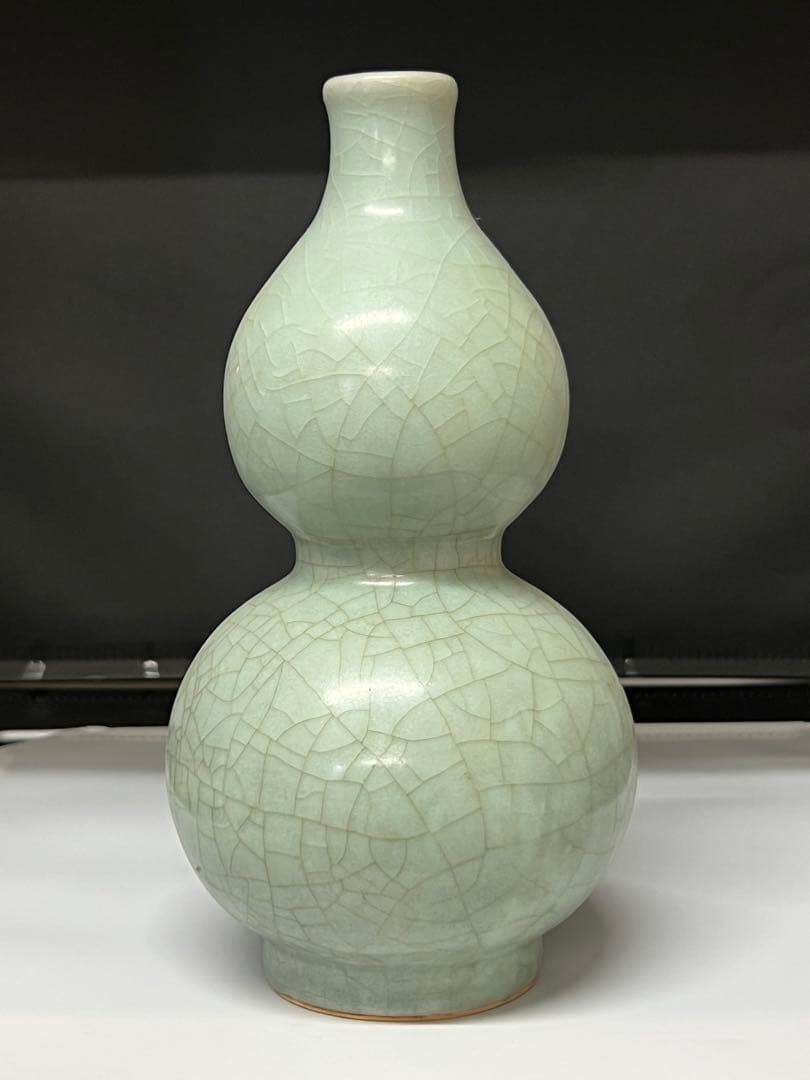 古美術　中国　宋時代 龍泉窯瓢箪花瓶 Y-003