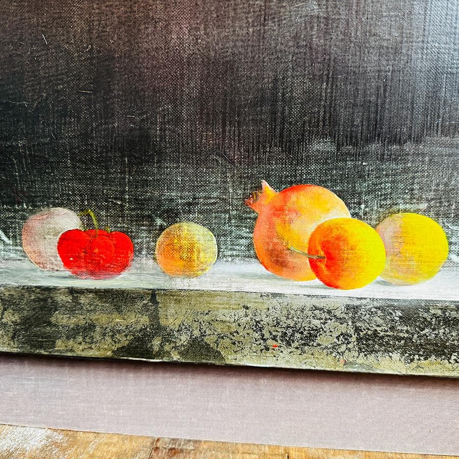 2001年 藤井武 油彩 F22号 縦24cm 横66cm 世界に1枚の絵