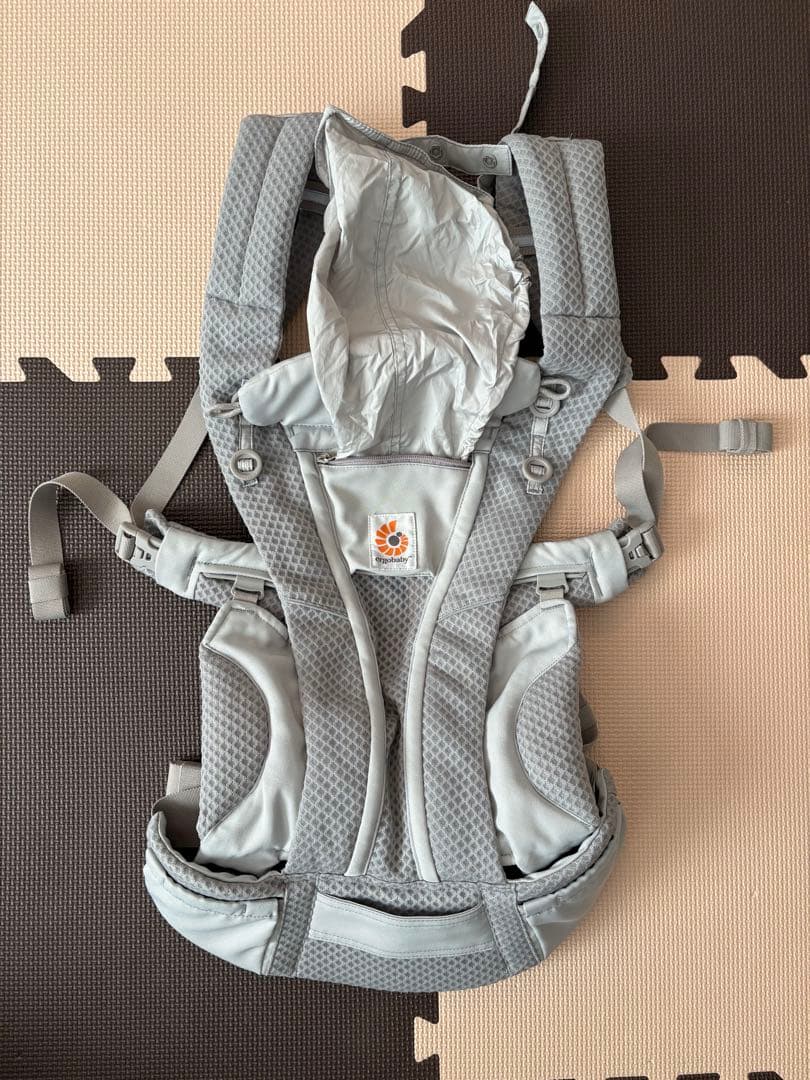 【ホッパー付】エルゴベビー　OMNI Breeze オムニブリーズ　パールグレー