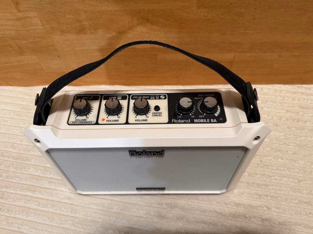 Roland Mobile BA ホワイト ポータブルアンプ