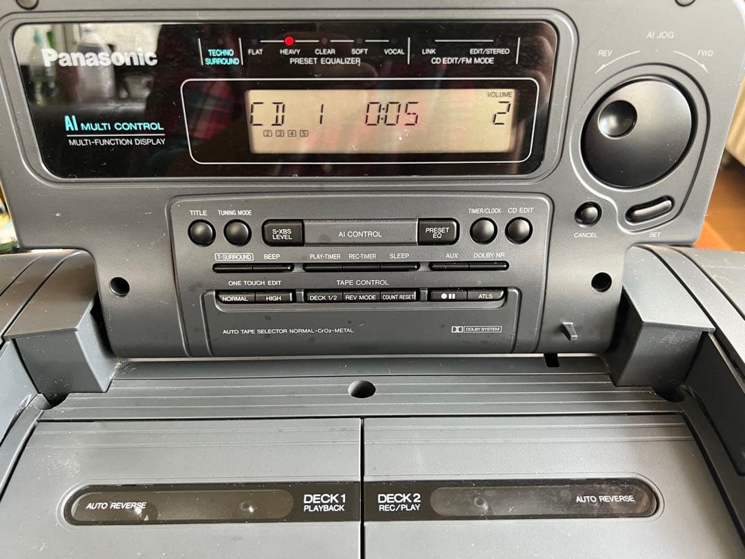 パナソニックPanasonic コブラトップ RX-DT707 ラジカセ CD