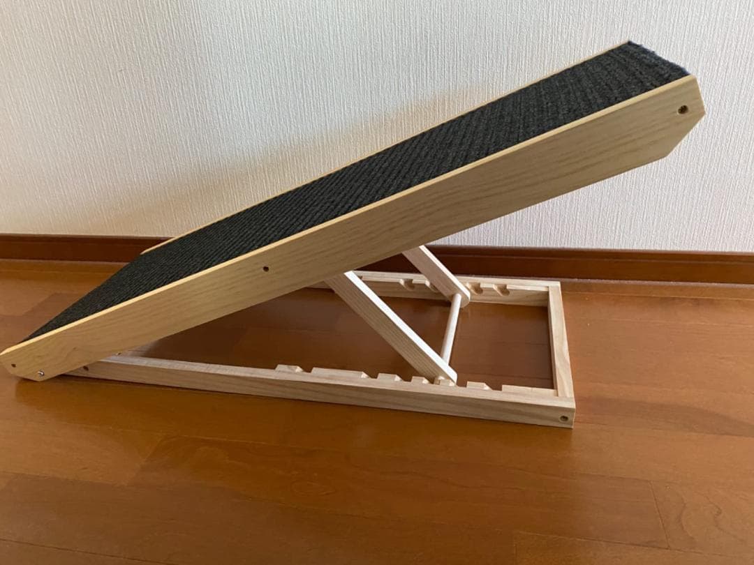 犬用安全スロープ 滑り止め 踏み台 折り畳み ステップ 高さ調節