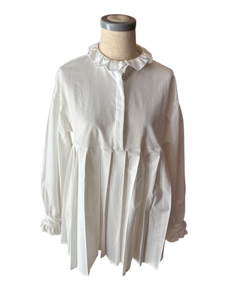 rosymonster ロージーモンスター　ルミエールチュニックブラウス　白