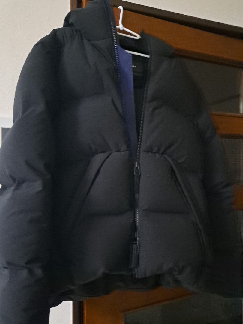 ISAORA イサオラ　ダウンジャケット ネイビー　希少M フーディダウン