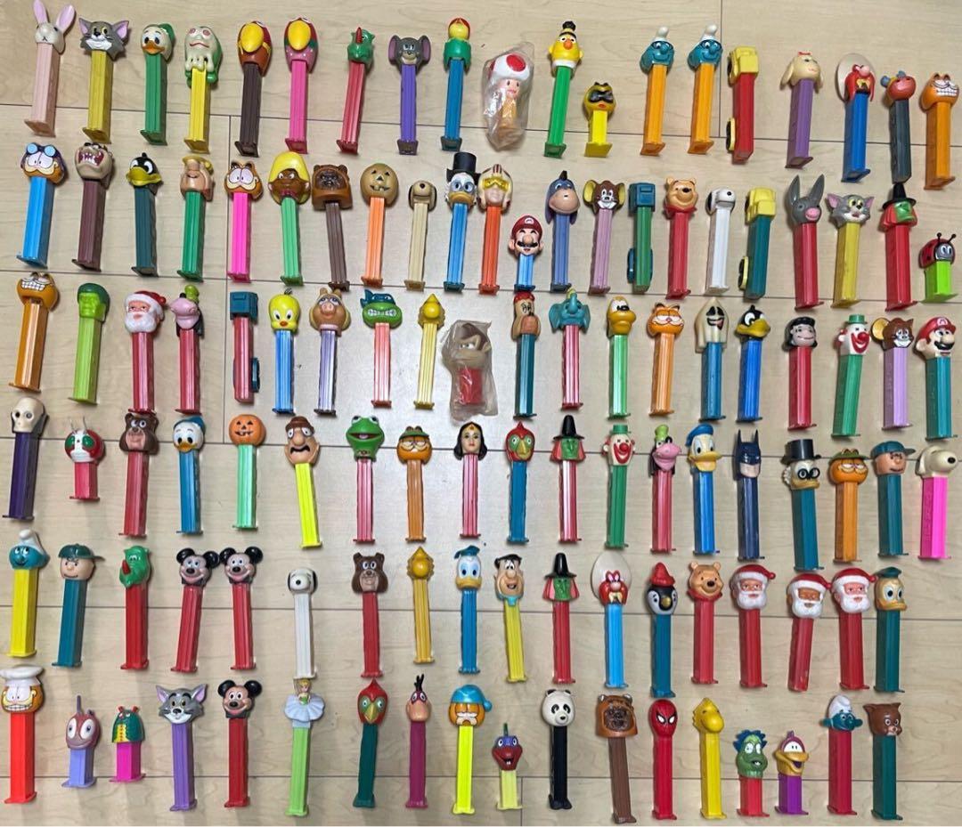 PEZ ペッツ/旧ペッツ/大量 まとめ売り/約110個以上/昭和レトロ/当時物