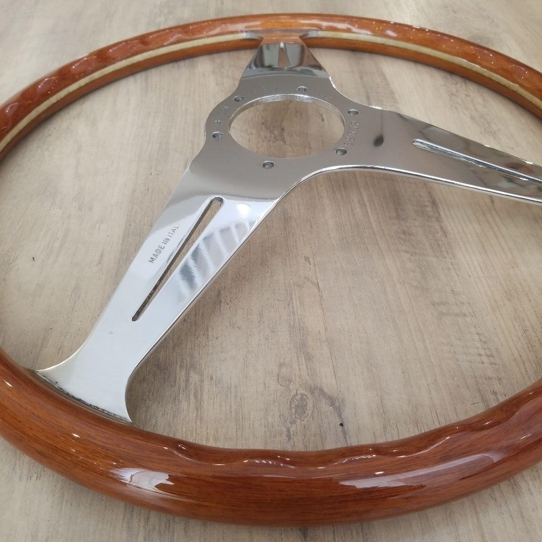 【大径FET刻印有】NARDI☆ナルディクラシックウッドポリッシュ/39Φ