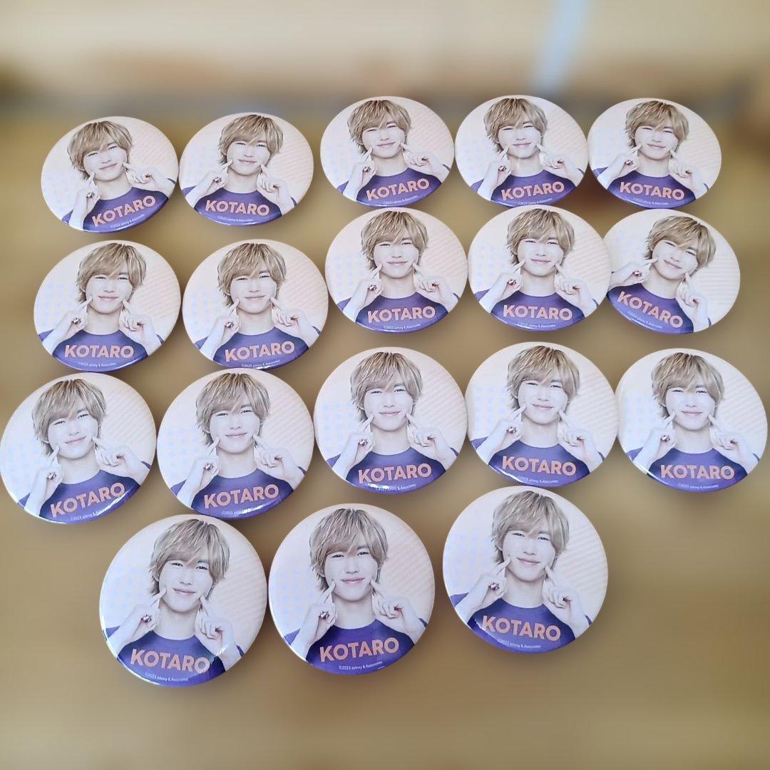 岡崎琥太郎　缶バッジ　18個セット