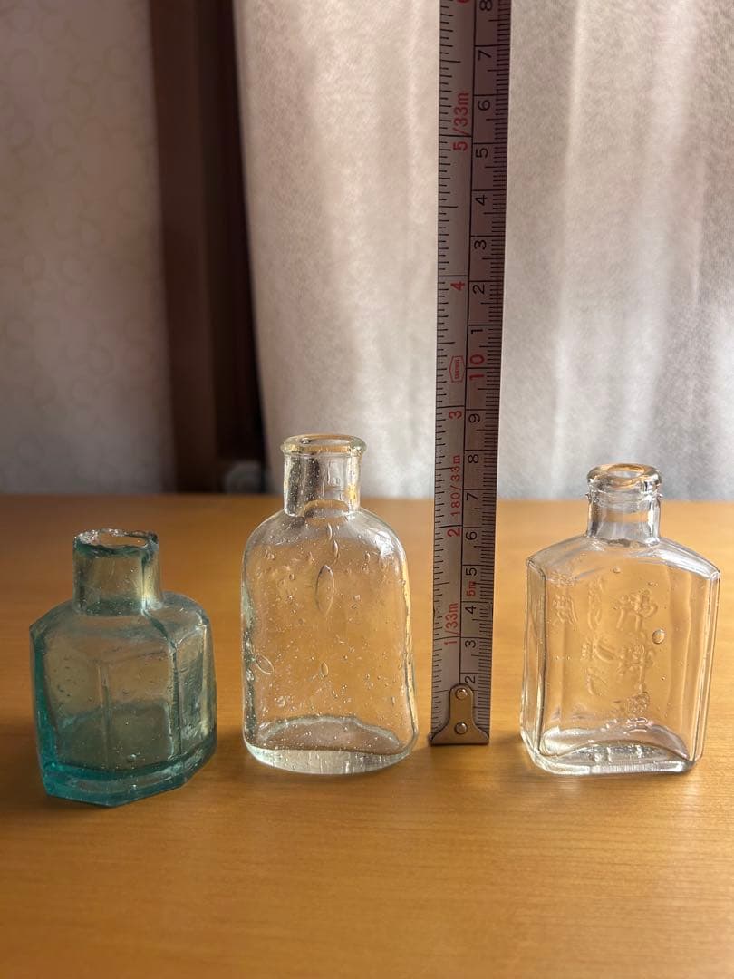 アンティーク　瓶　昭和レトロ　ヴィンテージ　花瓶　ガラス瓶　6個セット