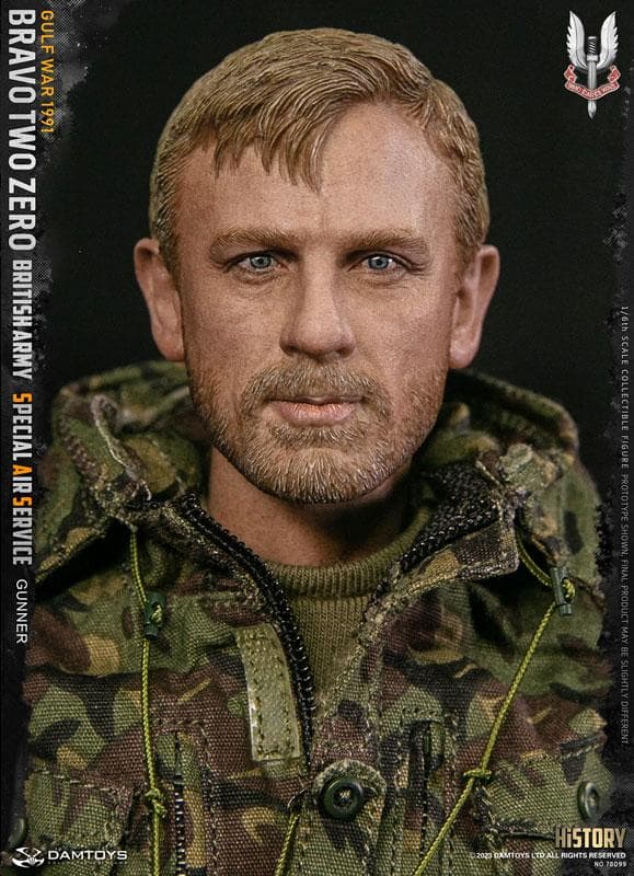 1/6イギリス陸軍特殊空挺部隊 (SAS) ガンナー Gulf War 1991