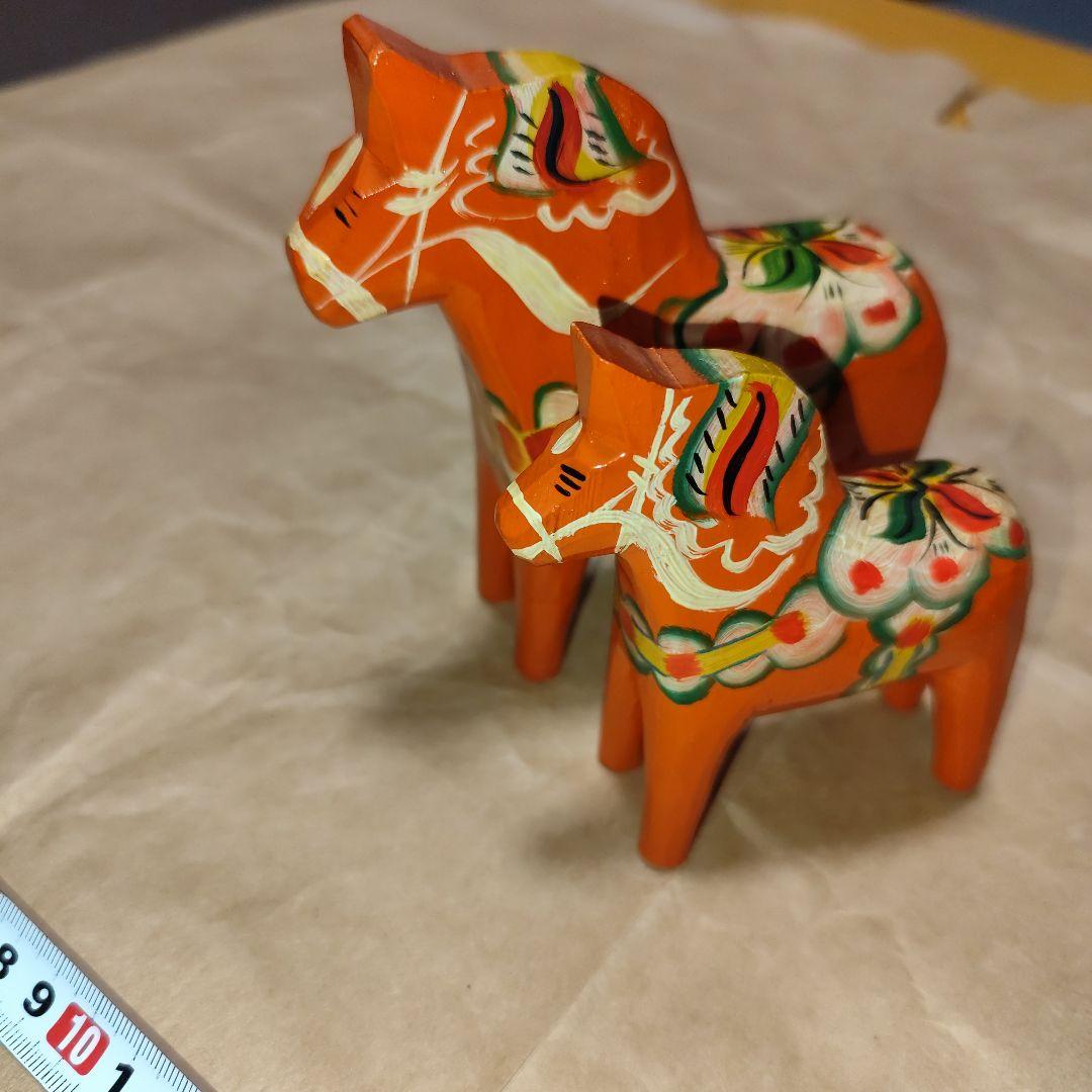 ダーラナホース　2体セット　北欧　スゥエーデン