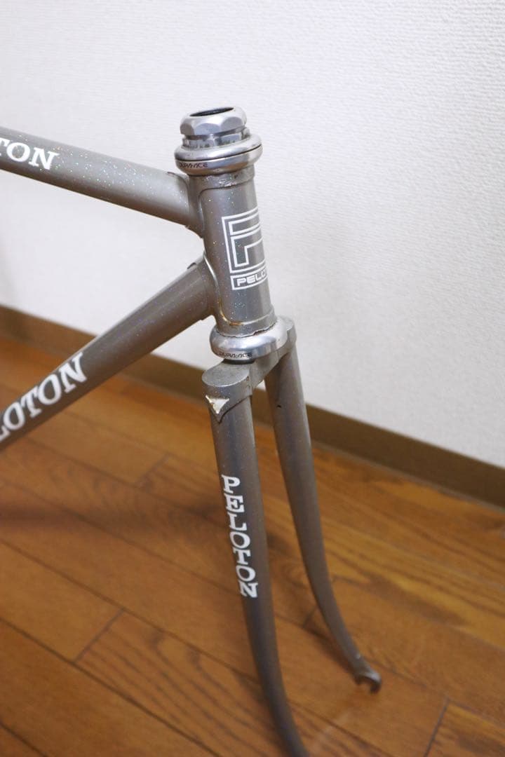 PELOTON プロトン　シルバー ラメ　ピストフレーム