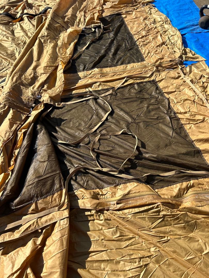 【美品】イグニオ 2ルーム型テント IG19410TT トンネルテント