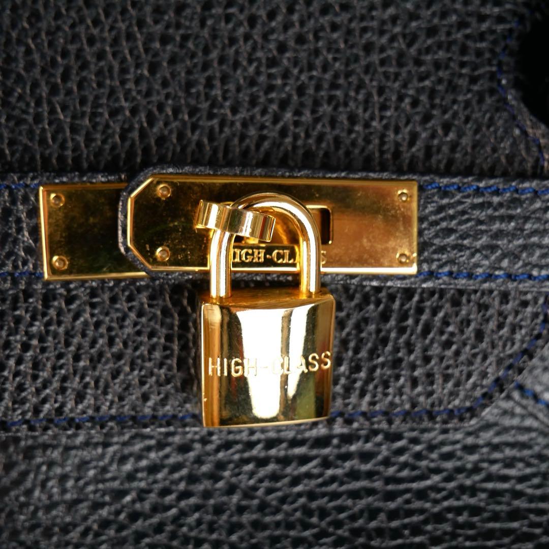 新品保管品✨ HIGH CLASS ハイクラス バッグ ゴールドネイビー 40