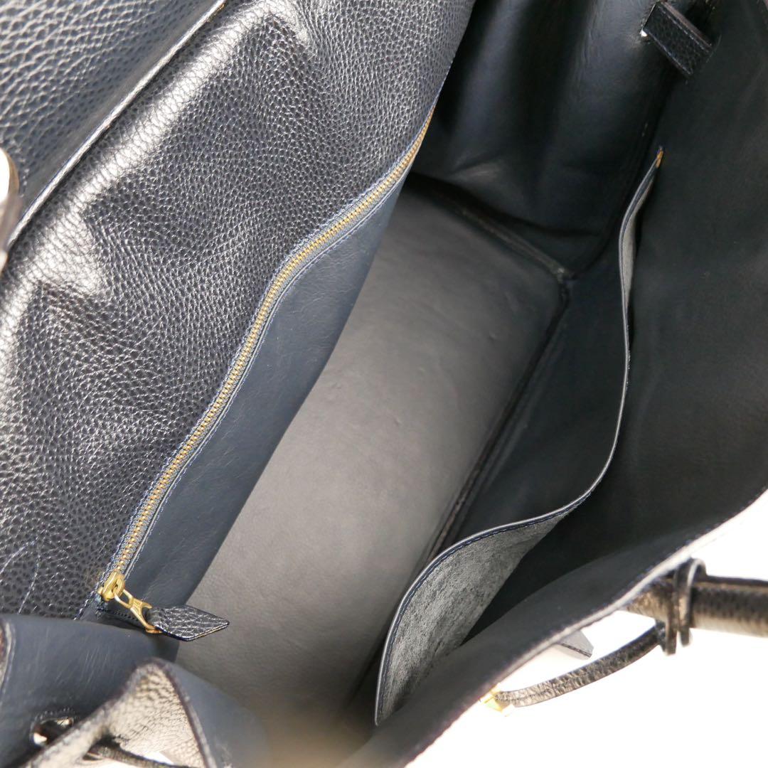 新品保管品✨ HIGH CLASS ハイクラス バッグ ゴールドネイビー 40