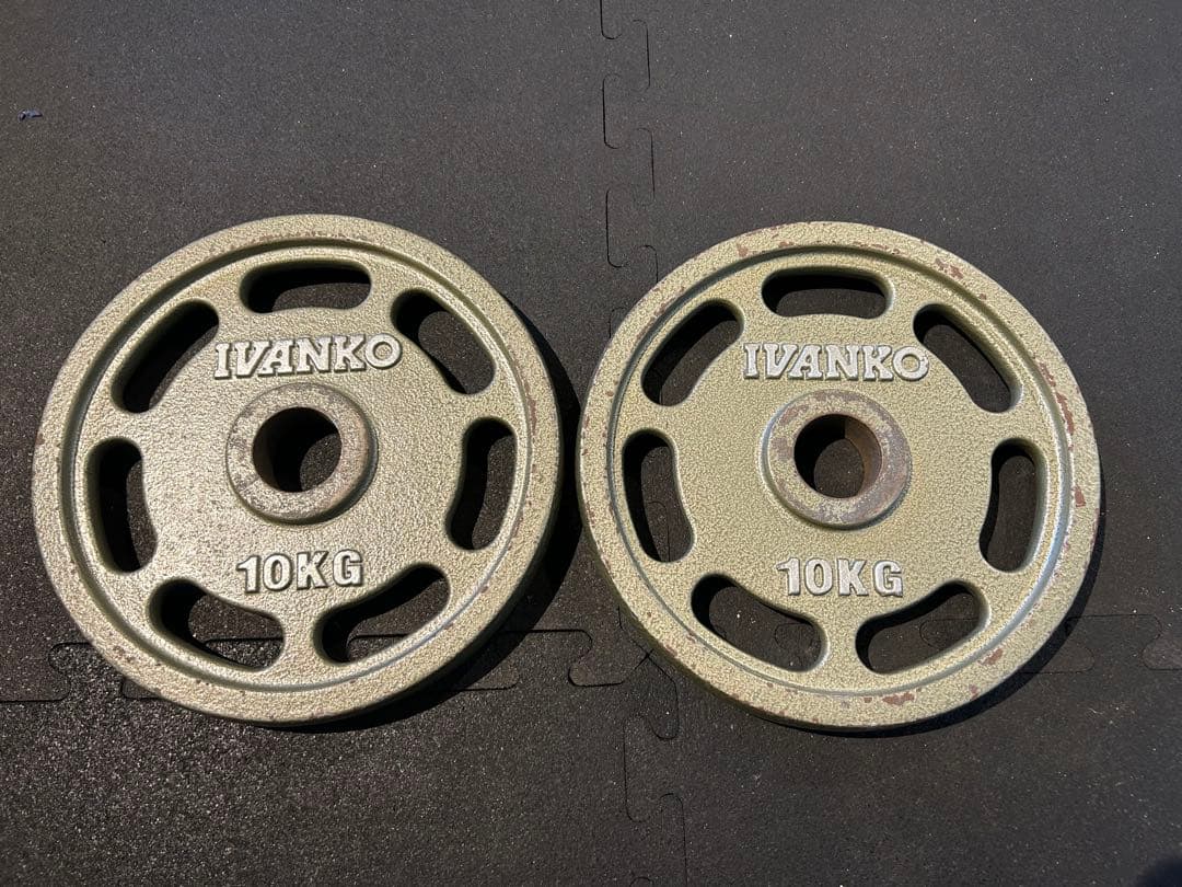 IVANKO イヴァンコ　オリンピックプレート 10kg×2枚