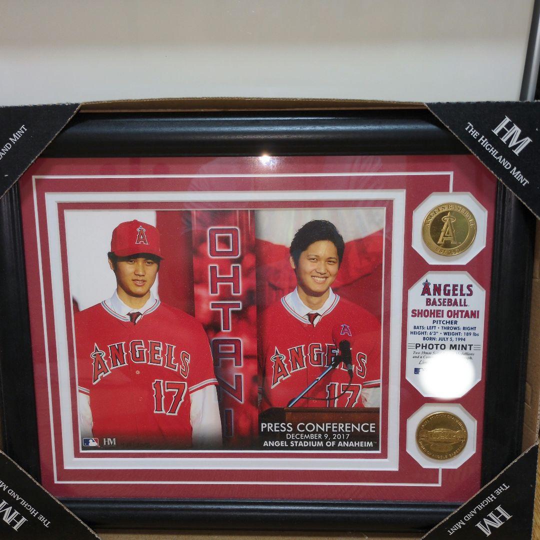 大谷翔平エンジェルス入団会見グッズ限定品