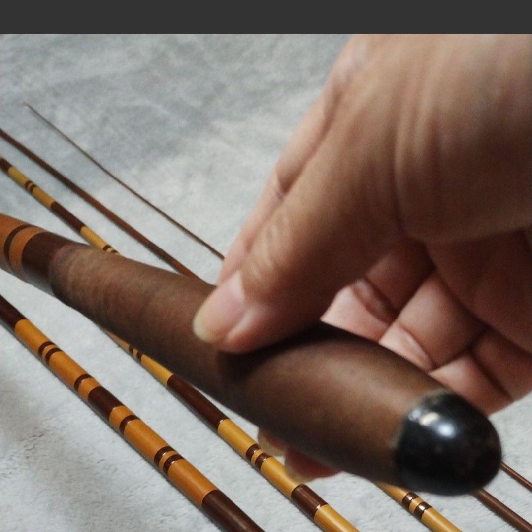 ヘラブナ釣竿竿師夕映竹１７尺８寸５分