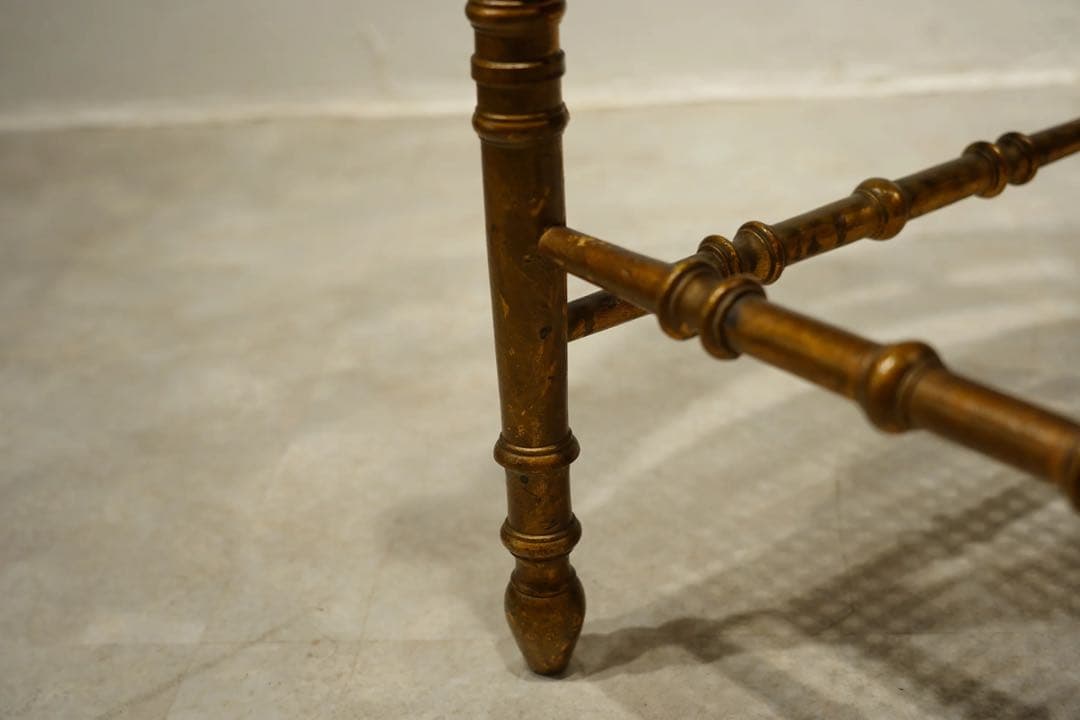 コーナーチェア　アンリ2世様式　金箔　ゴールド　金彩　フランス　アンティーク