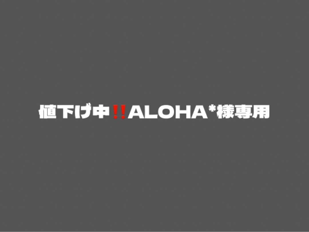 値下げ中‼️ALOHA＊