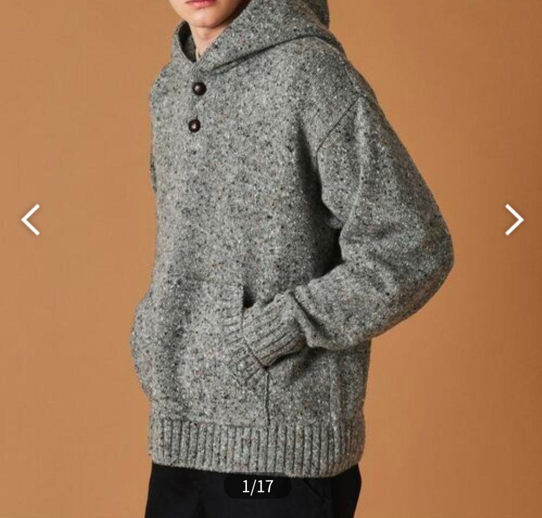 ✨完売品✨ POLO ラルフローレン ニット パーカー フード付き アルパカ